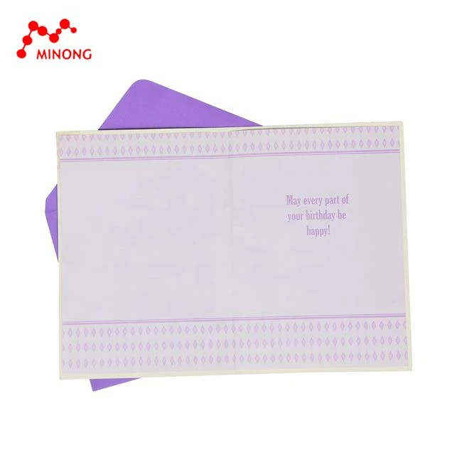 Fine Quality Handmade Birthday Cards, Custom Printing Glitter 3D Greeting Cards 2