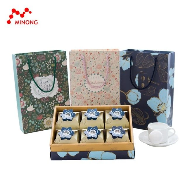 Customized Mid-Autumn Festival moon cake gift boxes top and bottom packaging box 3