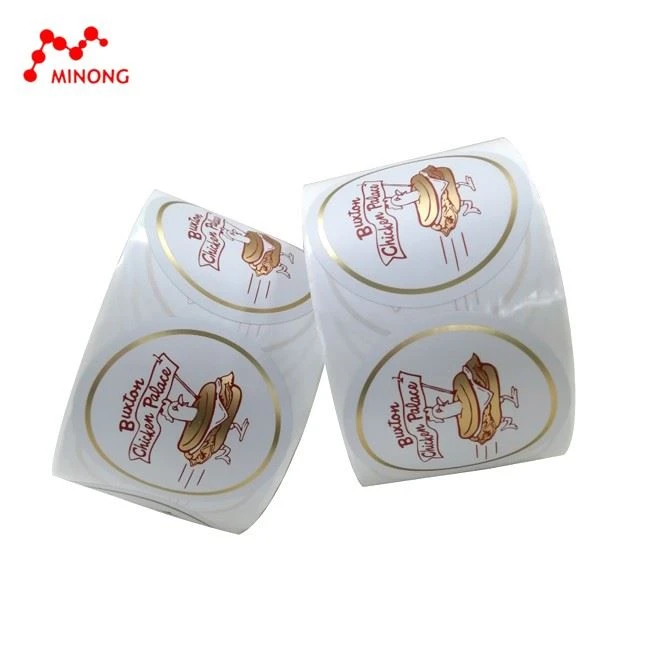 Adhesive Sticker circular food label china wholesale