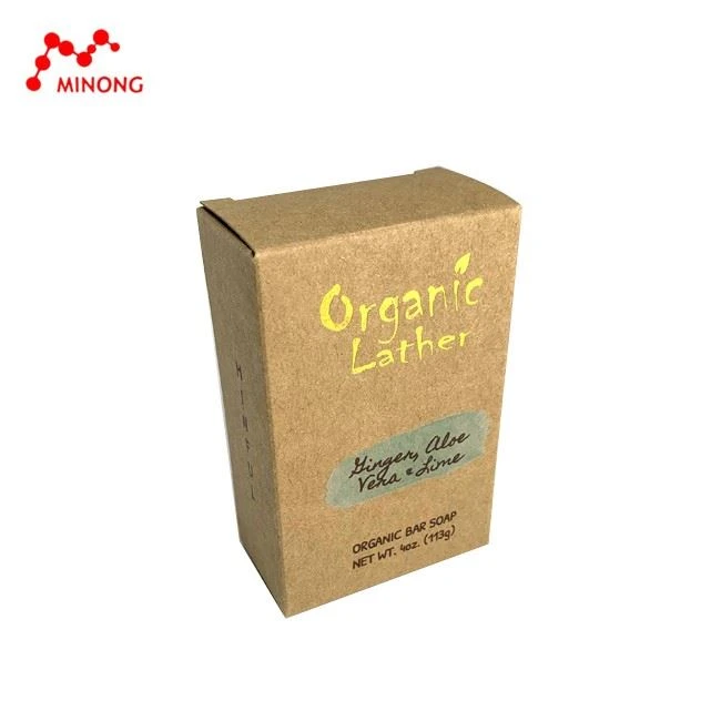 Hot stamping kraft paper box Made in China